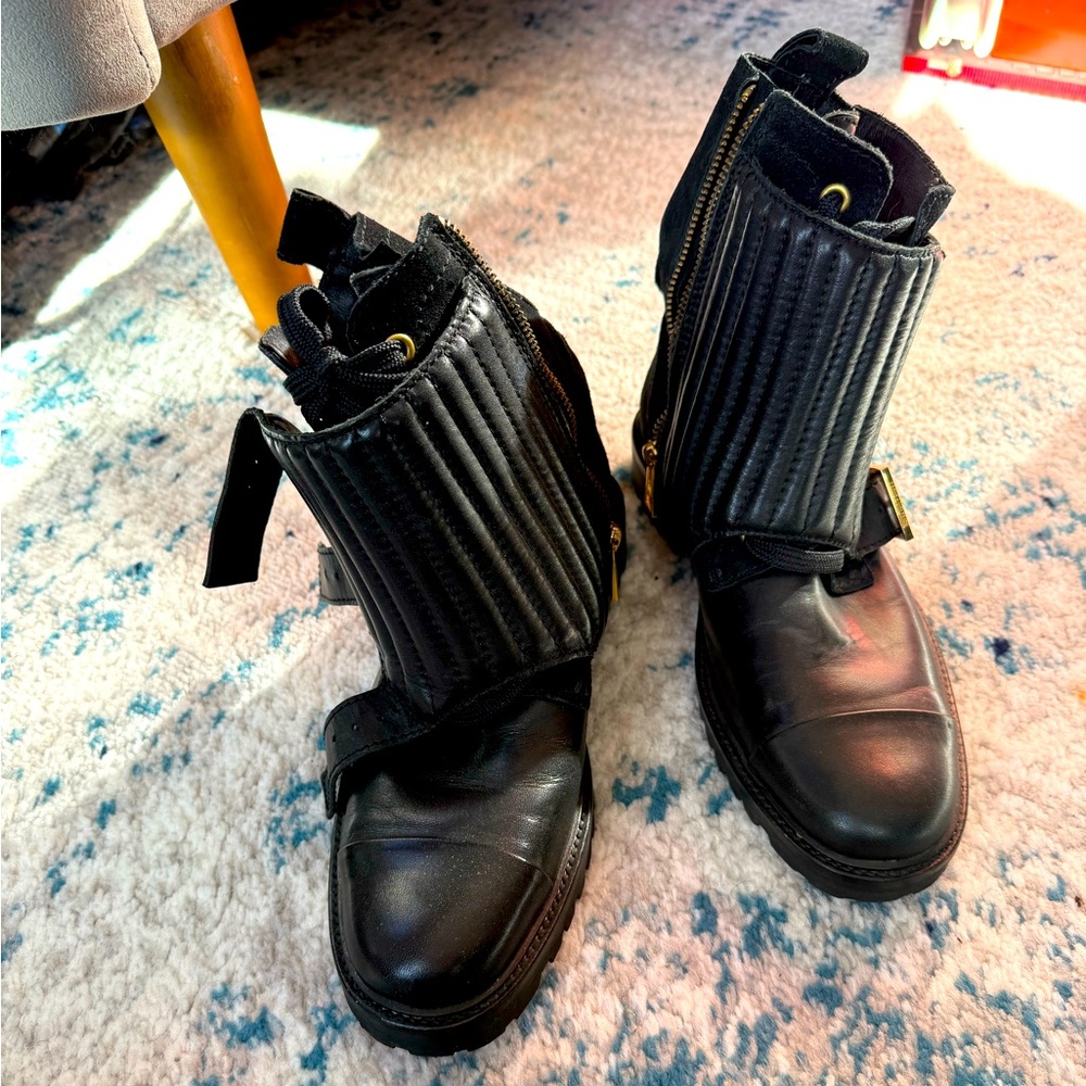 Super cute Zadig and Voltaire moto boots